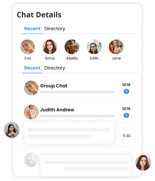 Leverage the potency of communication with in-app chats.