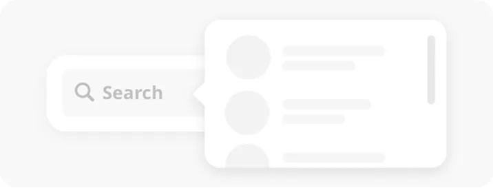 Global Message Search interface