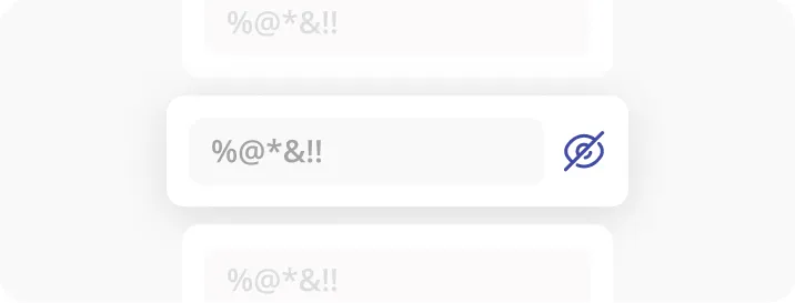 Profanity Filter interface