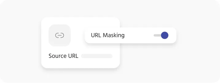URL Masking interface