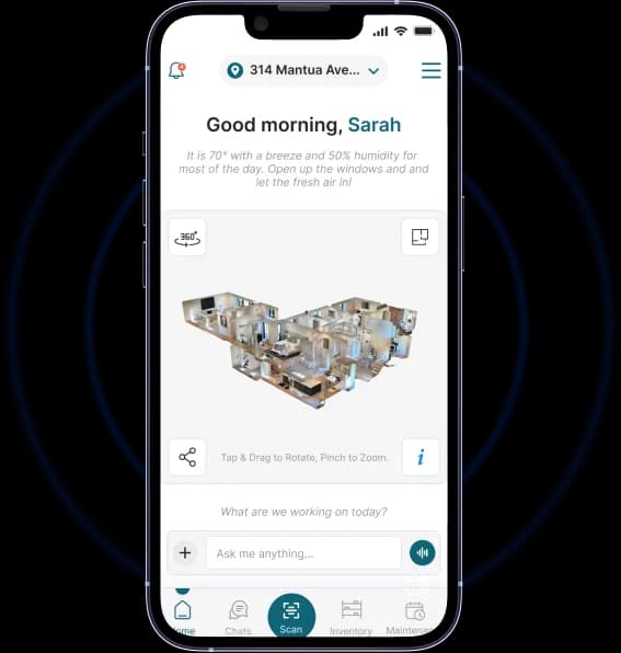 HomeSpark App Interface