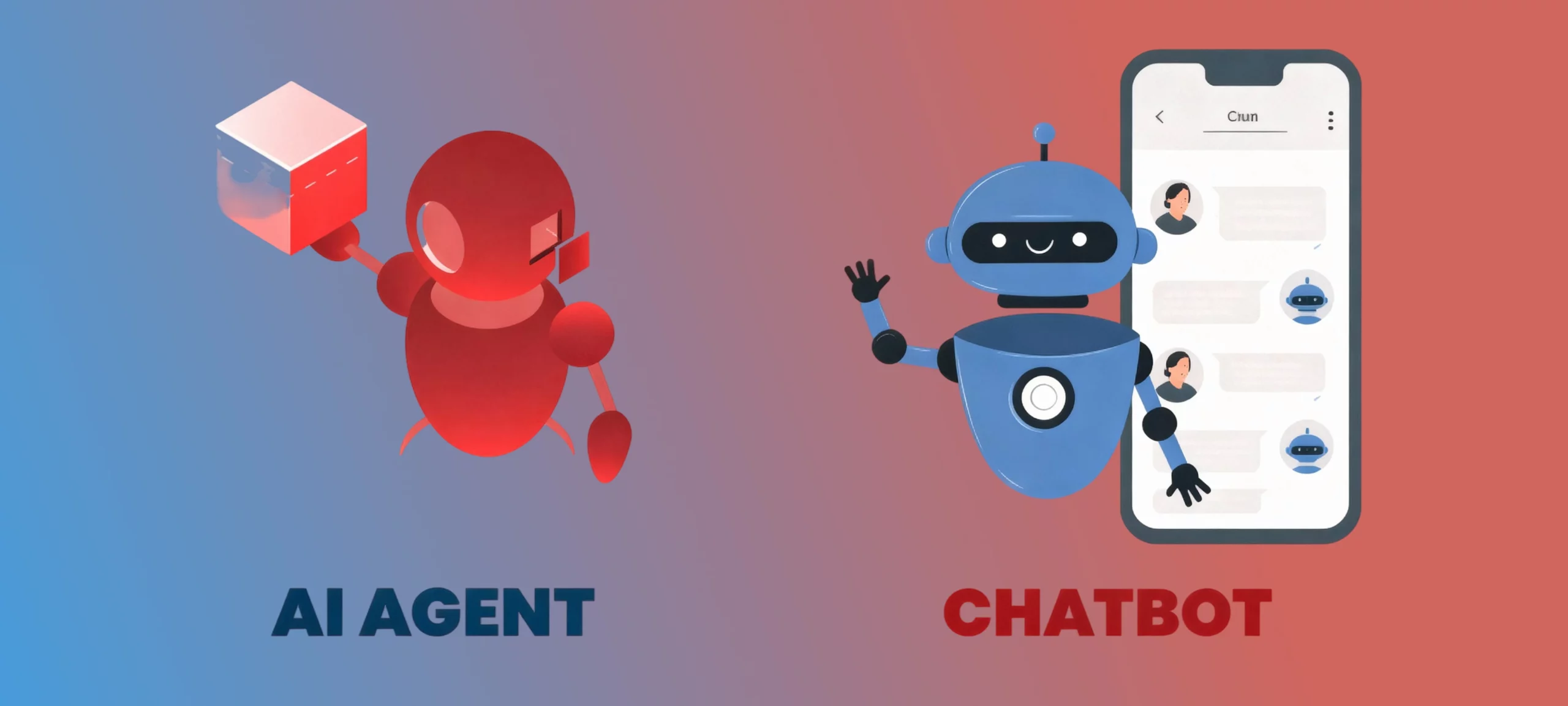 AI Agent vs Chatbot - feature image