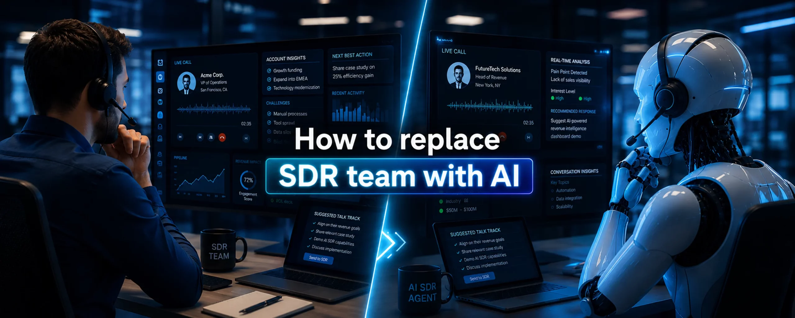 How to replace your SDR team with AI - feature image