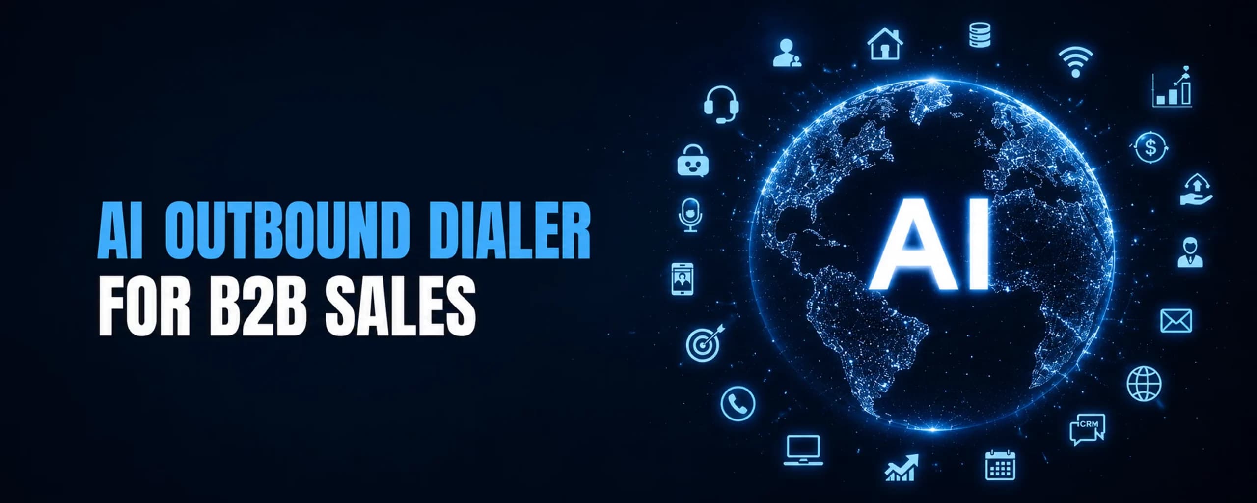 AI outbound dialer for B2B sales - feature image