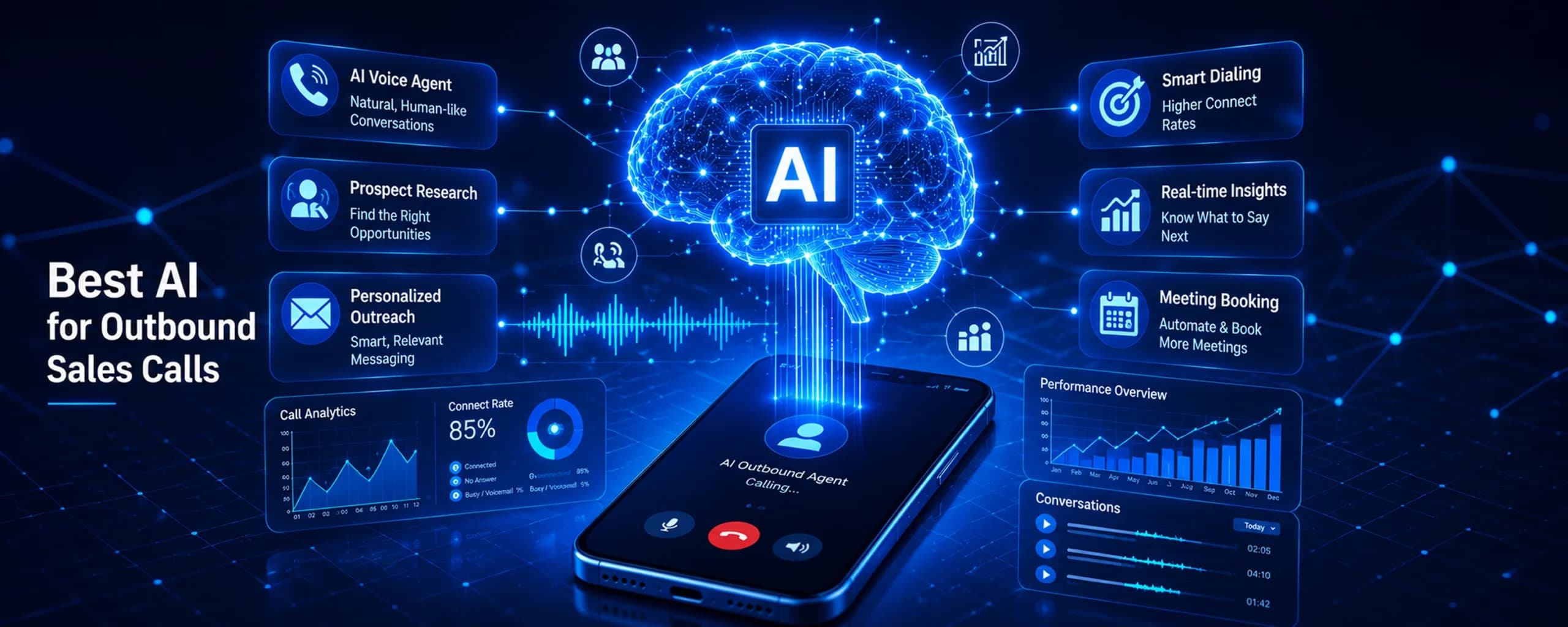 Best AI for outbound sales calls - feature image