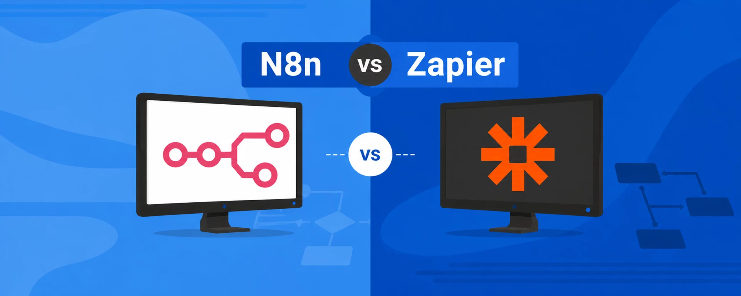 n8n vs zapier for AI workflows