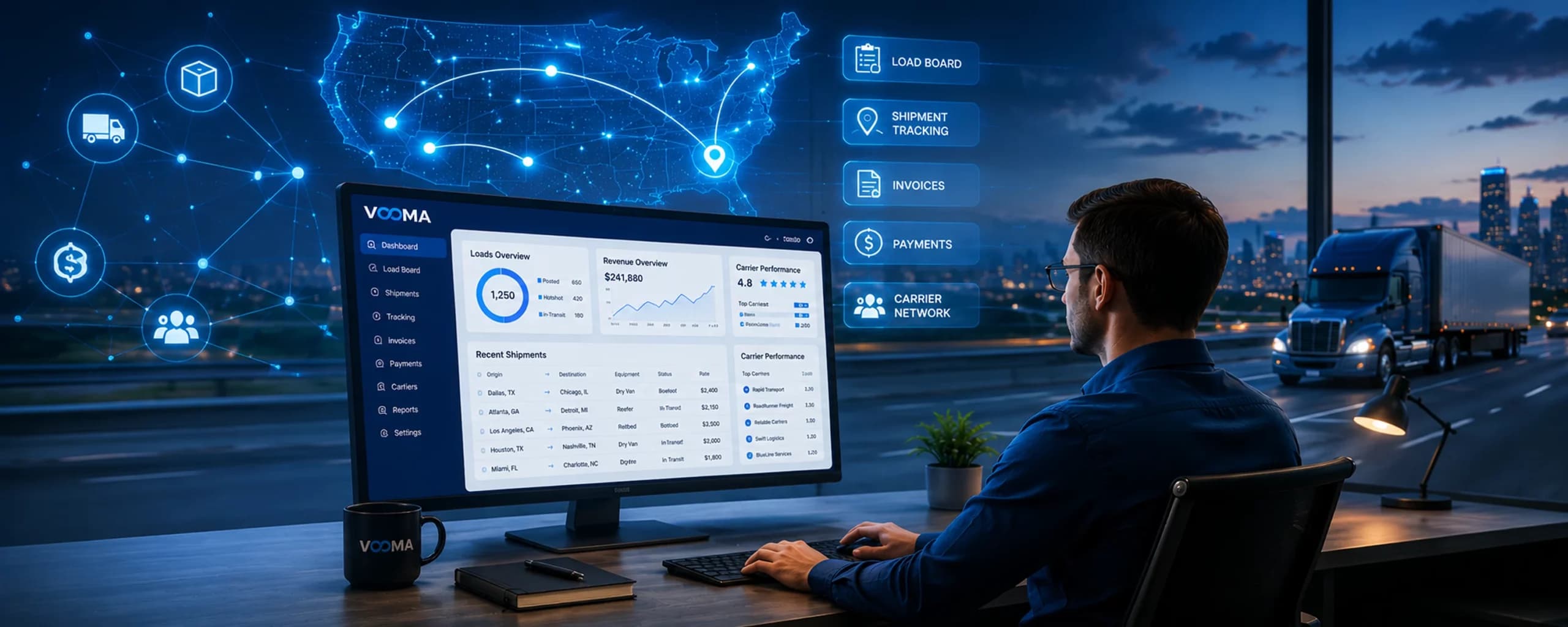 how vooma works for freight brokers - feature image